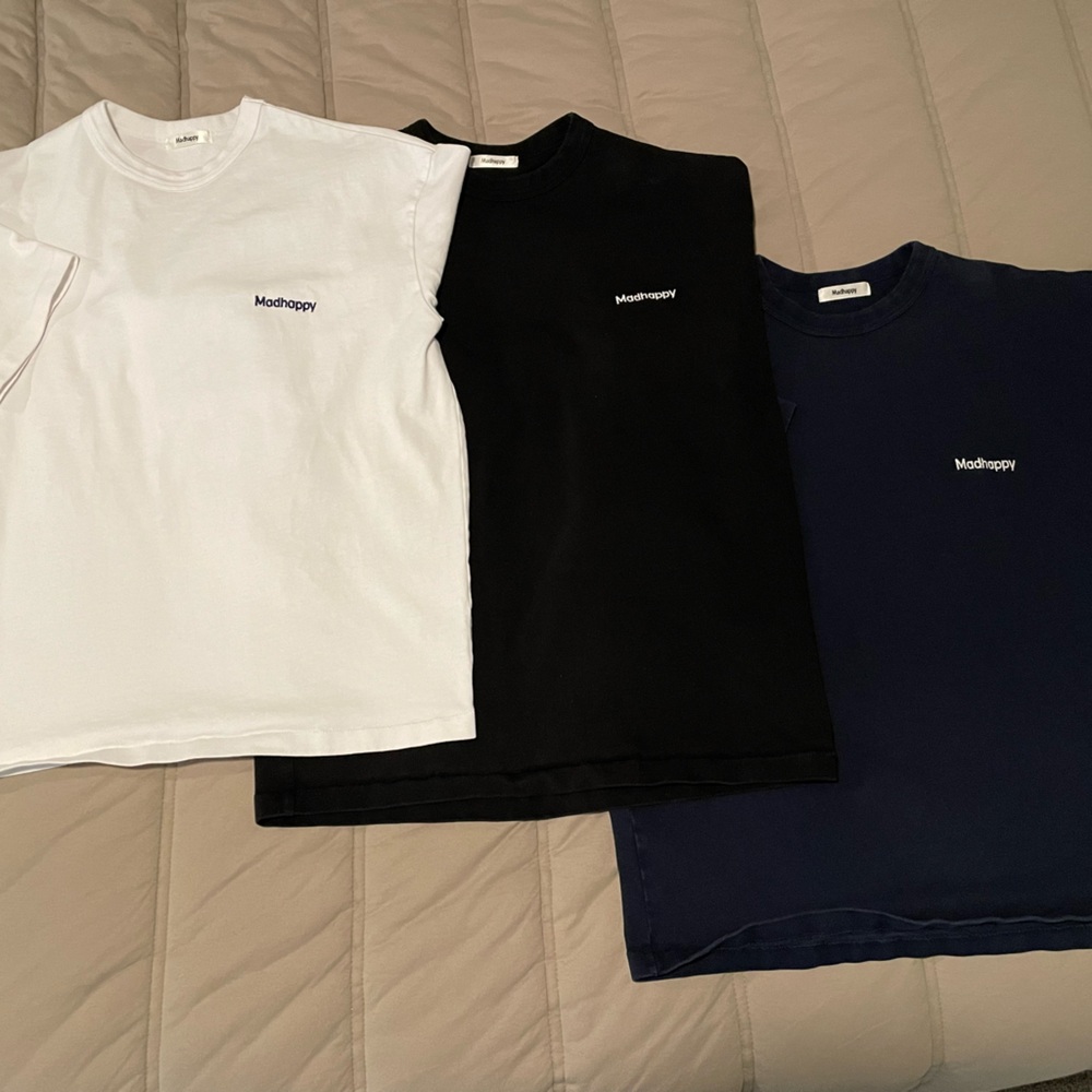 Mad happy classic heavy jersey tee
